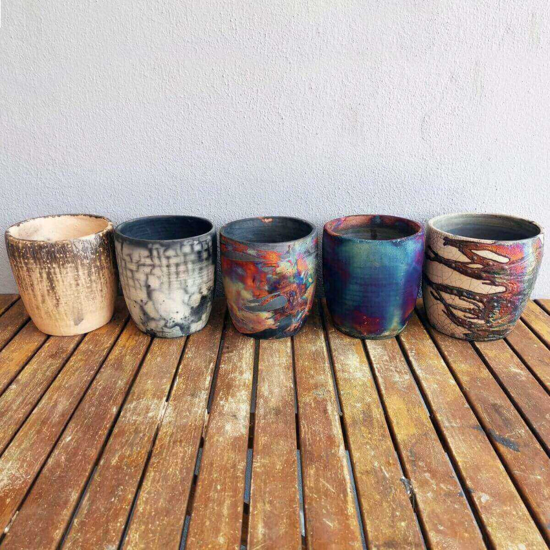 Raku Pottery in Planter Pots: A Fusion of Art and Nature - RAAQUU