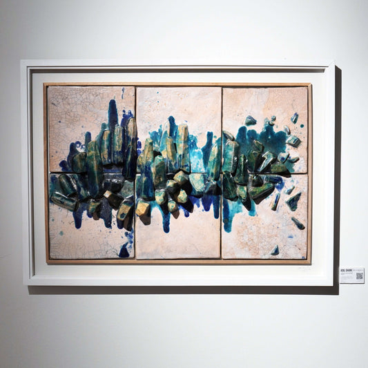 Crystalscape Collection : Song of the Sapphire Valley Framed Art