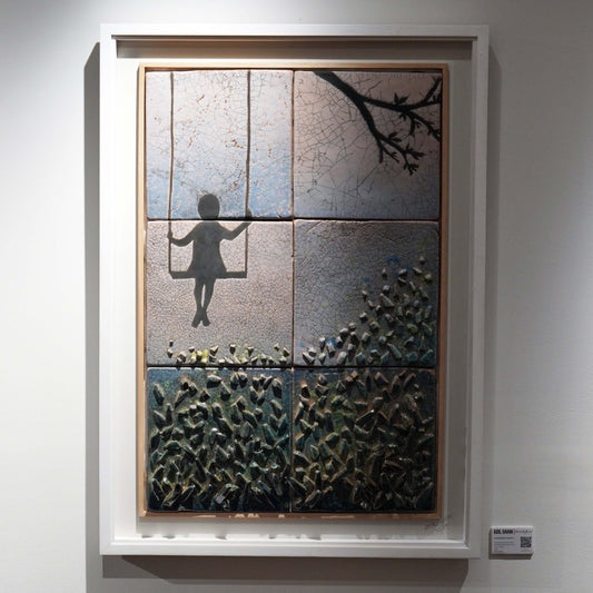 Crystalscape Collection : Blossoming Crystal Framed Art