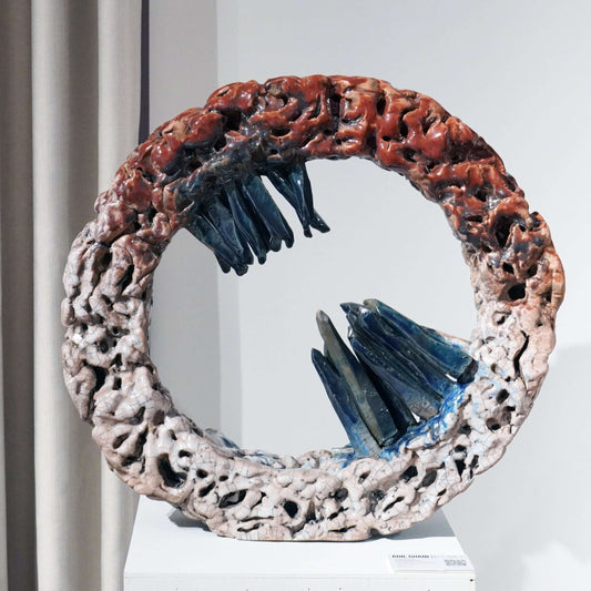 Crystalscape Collection : A Circular Conversation Sculpture