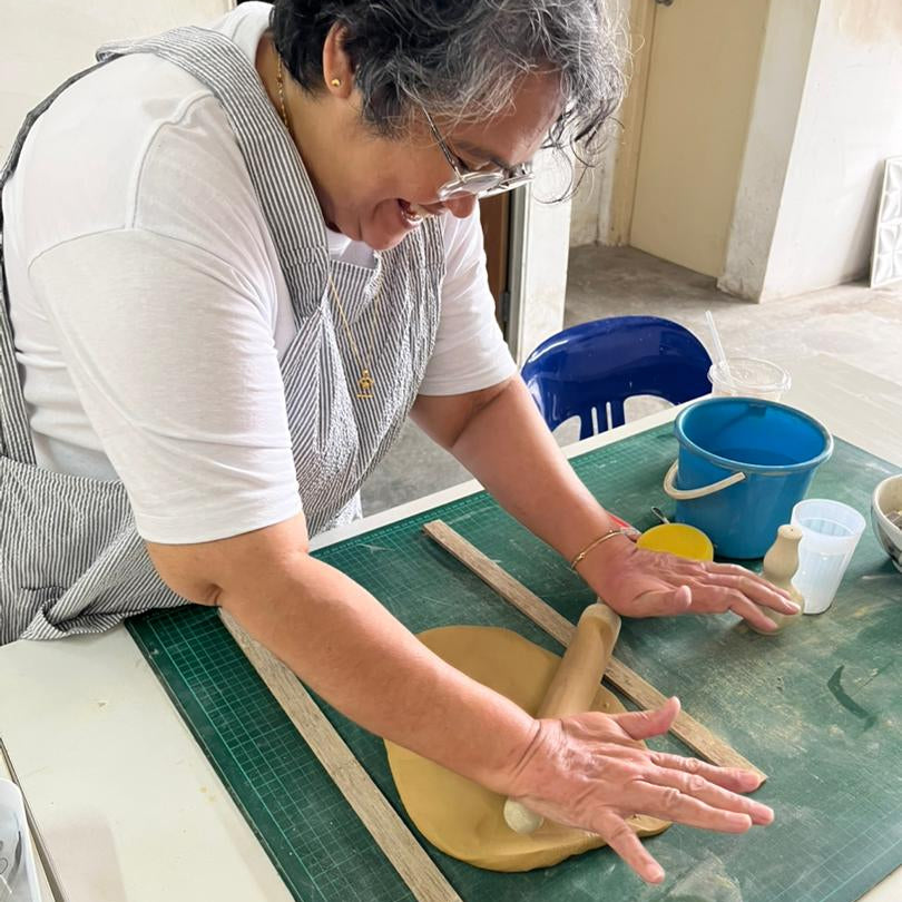 4 hour independent pottery studio time