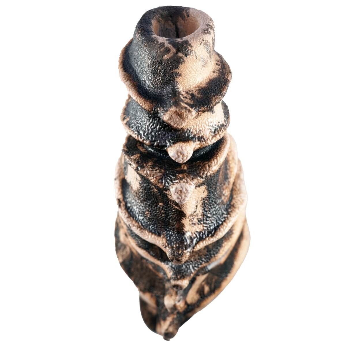 Bone series no. 3 - Bones collection raku ceramic pottery sculpture by Adil Ghani Unique Handmade ceramic pottery raku vases, urns, and home decor, sculptures, wall decor, gifts by Adil Ghani