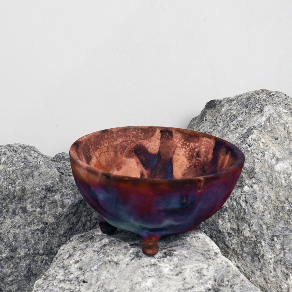Mizu Ceramic Raku Pottery Bowl - RAAQUU