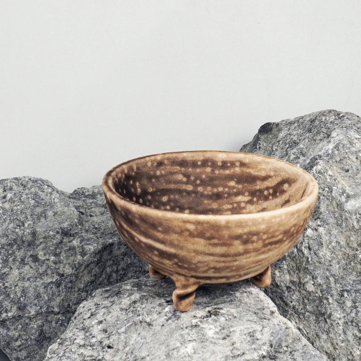 Mizu Ceramic Raku Pottery Bowl - RAAQUU