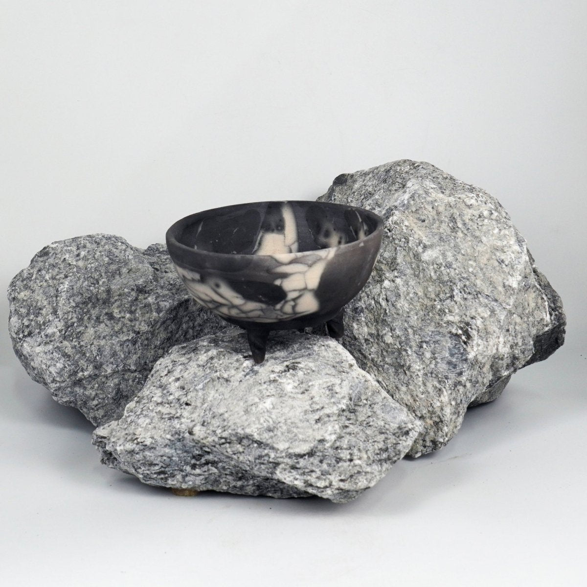 Mizu Ceramic Raku Pottery Bowl - RAAQUU