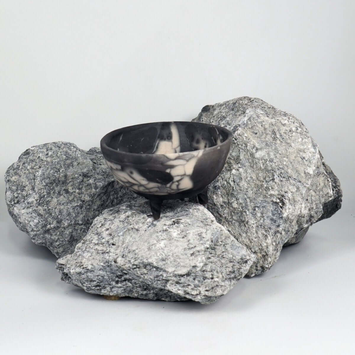 Mizu Ceramic Raku Pottery Bowl - RAAQUU