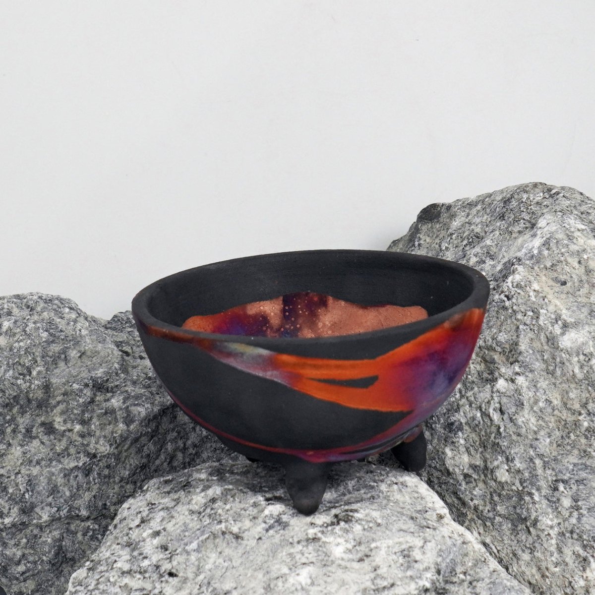 Mizu Ceramic Raku Pottery Bowl - RAAQUU