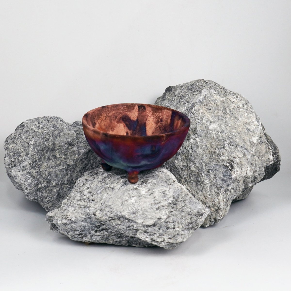 Mizu Ceramic Raku Pottery Bowl - RAAQUU
