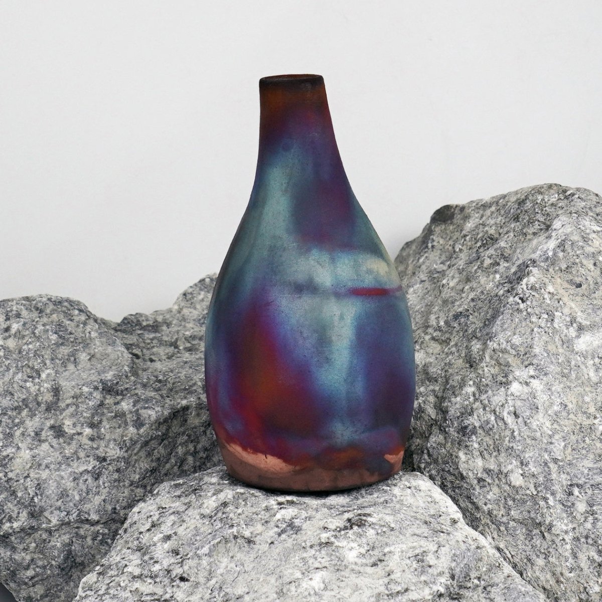 Natsu Ceramic Raku Pottery Vase - RAAQUU