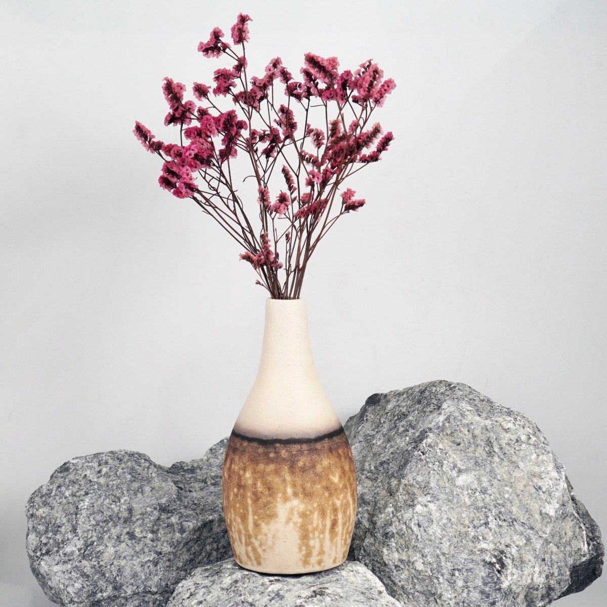 Natsu Ceramic Raku Pottery Vase - RAAQUU