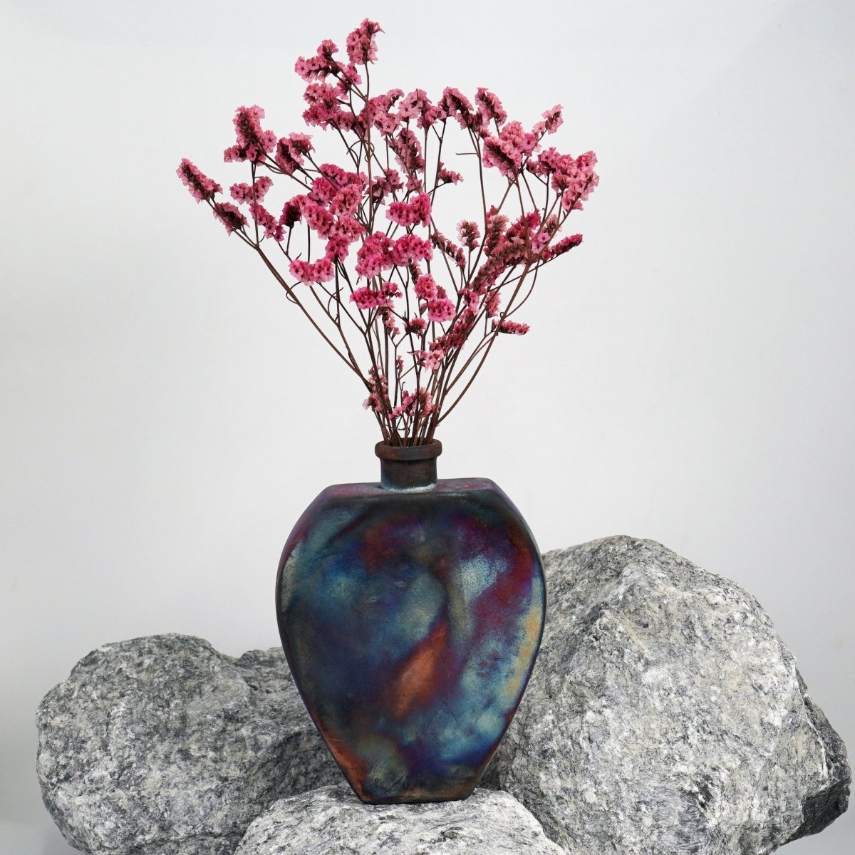 Nozomu Ceramic Raku Pottery Vase - RAAQUU