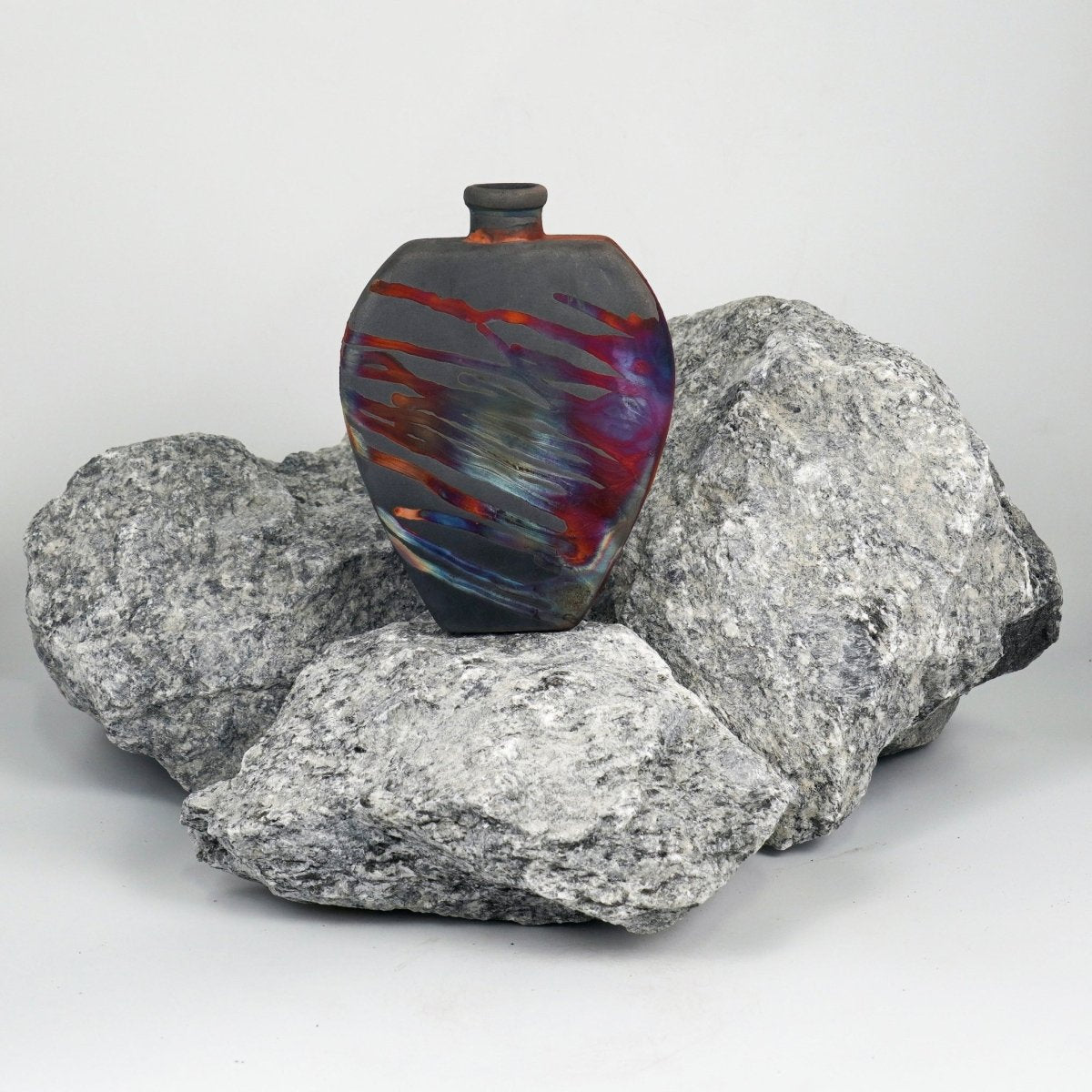 Nozomu Ceramic Raku Pottery Vase - RAAQUU