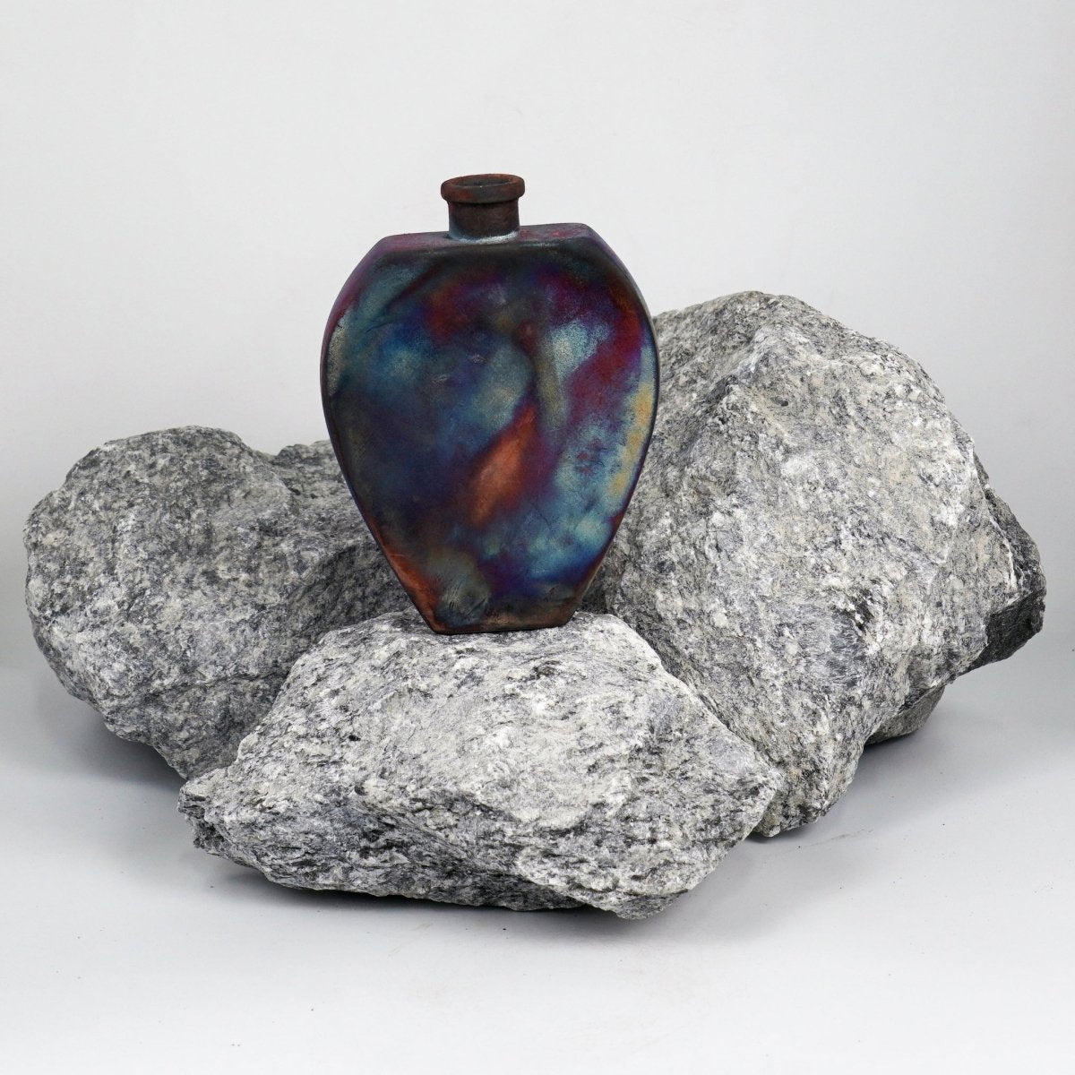 Nozomu Ceramic Raku Pottery Vase - RAAQUU