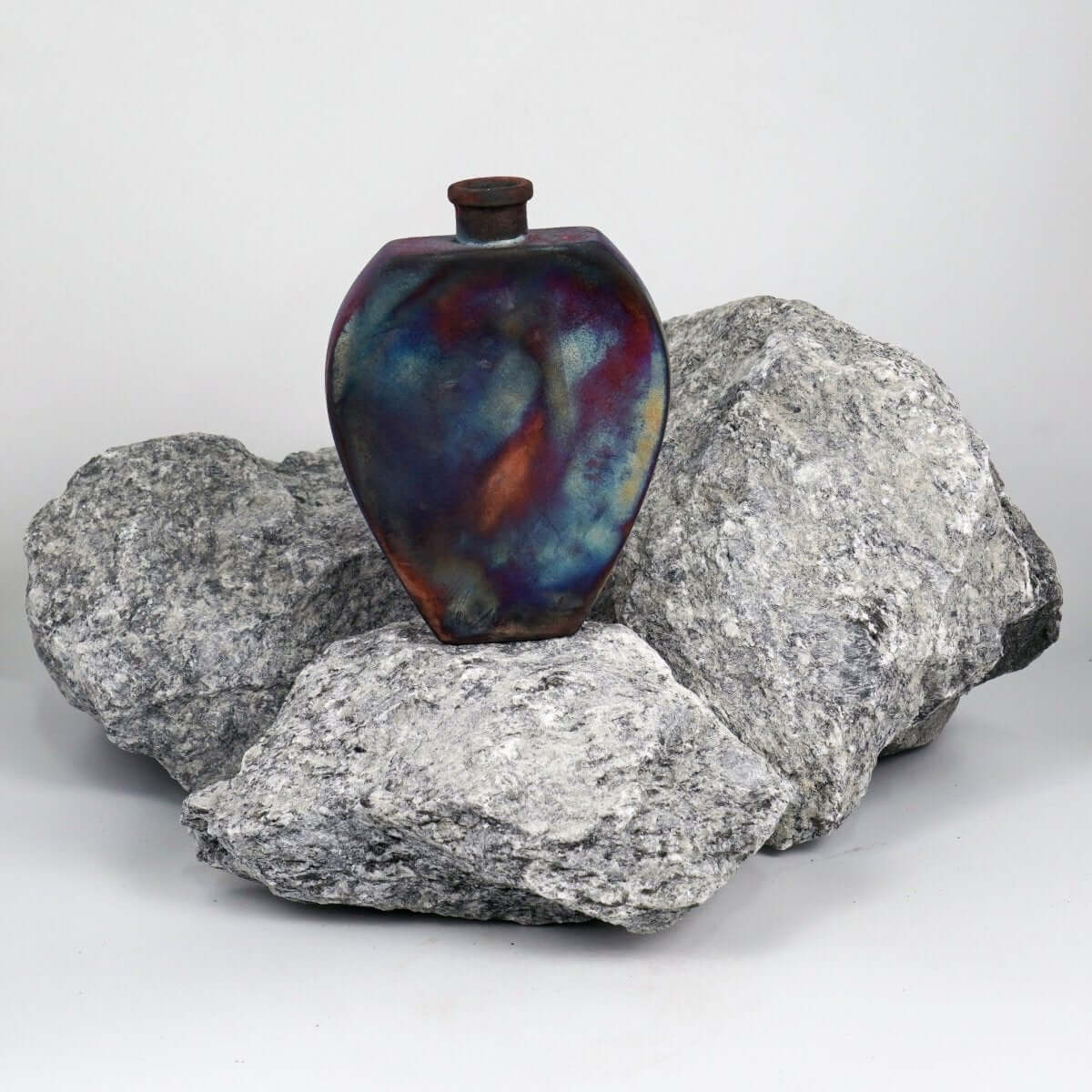 Nozomu Ceramic Raku Pottery Vase - RAAQUU
