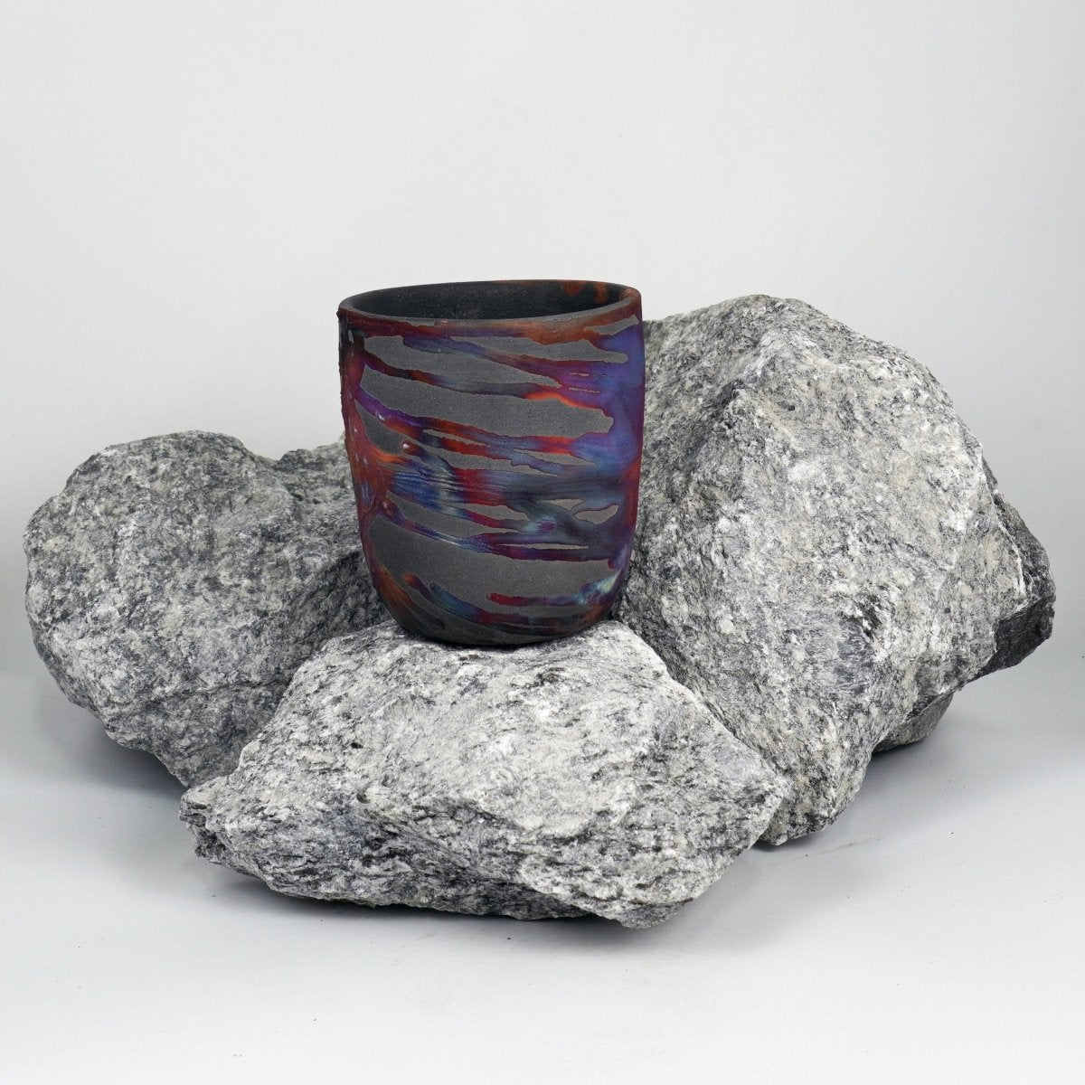 Shinsen Ceramic Raku Pottery Vase - RAAQUU
