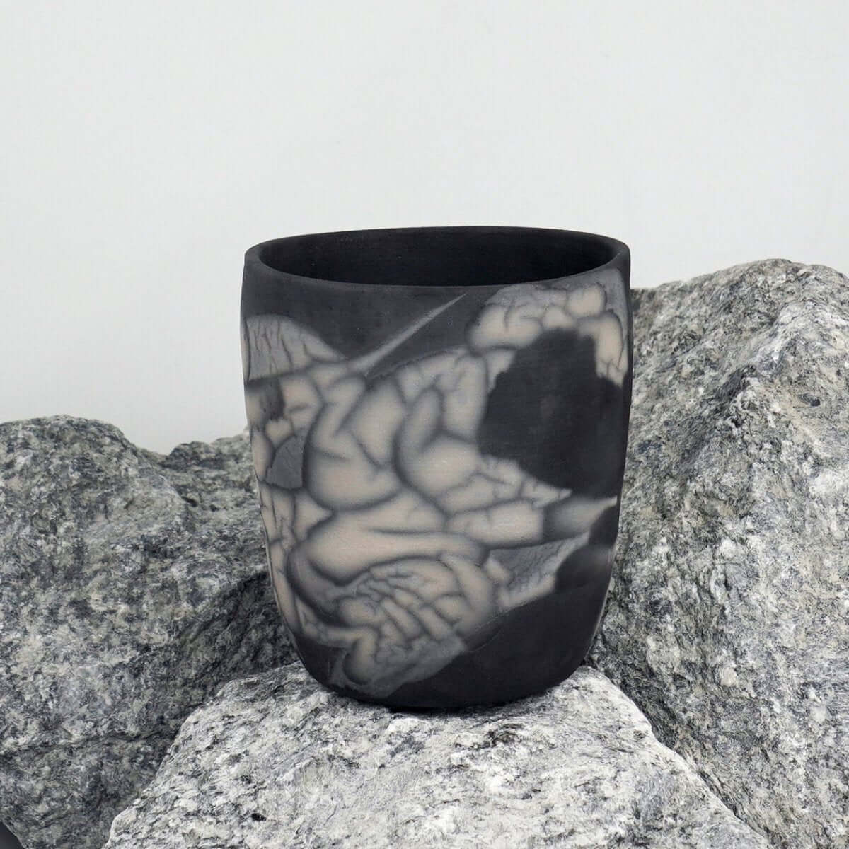 Shinsen Ceramic Raku Pottery Vase - RAAQUU