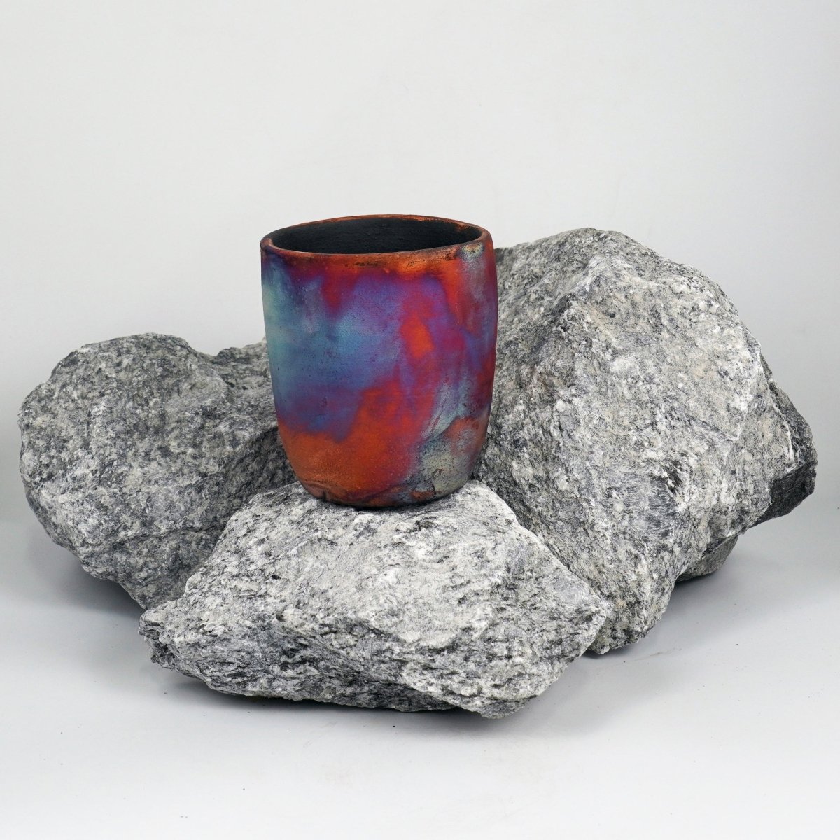 Shinsen Ceramic Raku Pottery Vase - RAAQUU
