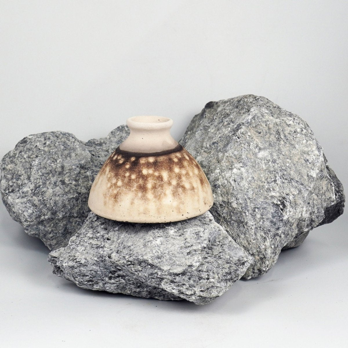 Yama Ceramic Raku Pottery Vase - RAAQUU