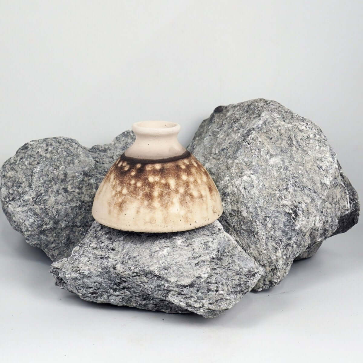 Yama Ceramic Raku Pottery Vase - RAAQUU