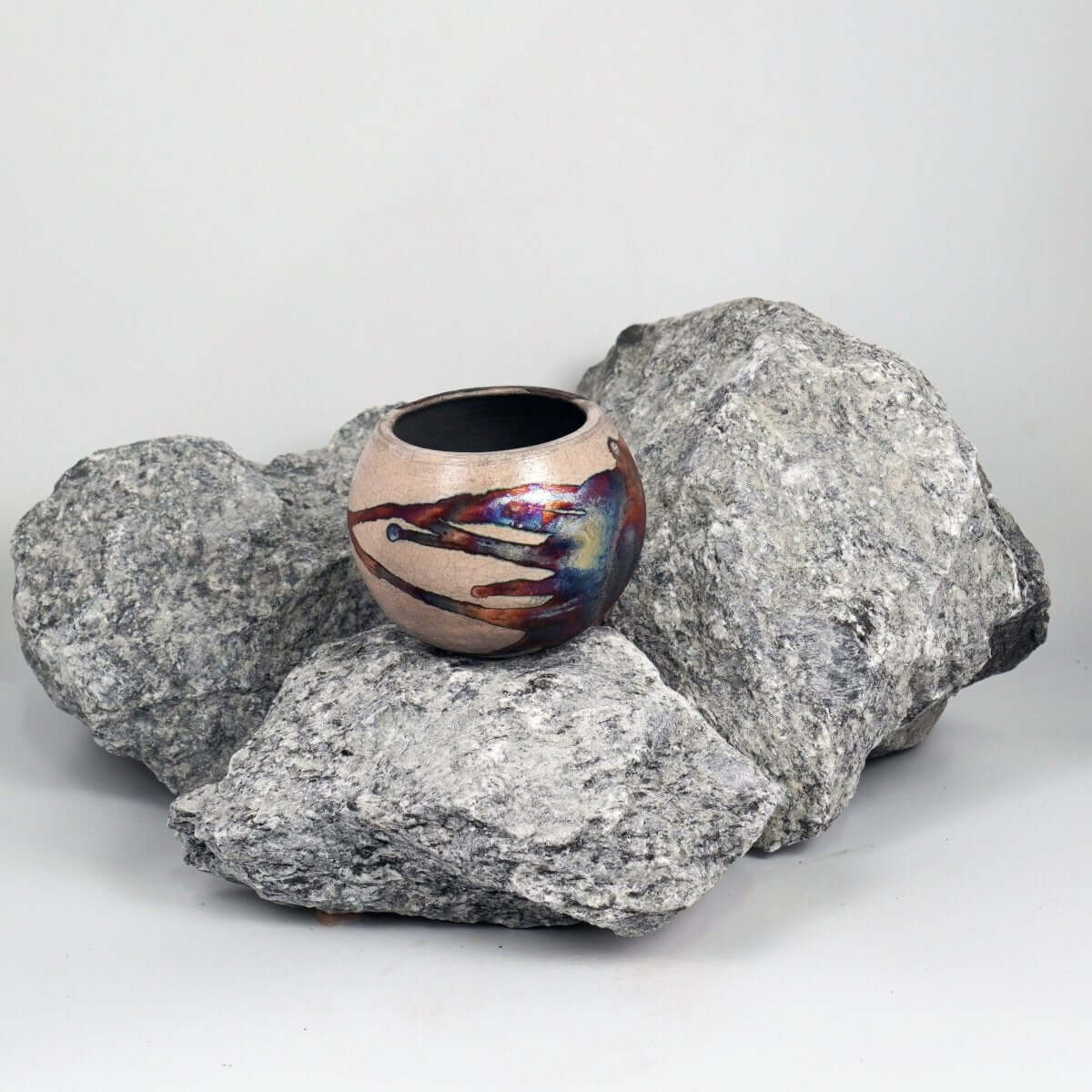 Zen Ceramic Raku Pottery Vase - RAAQUU