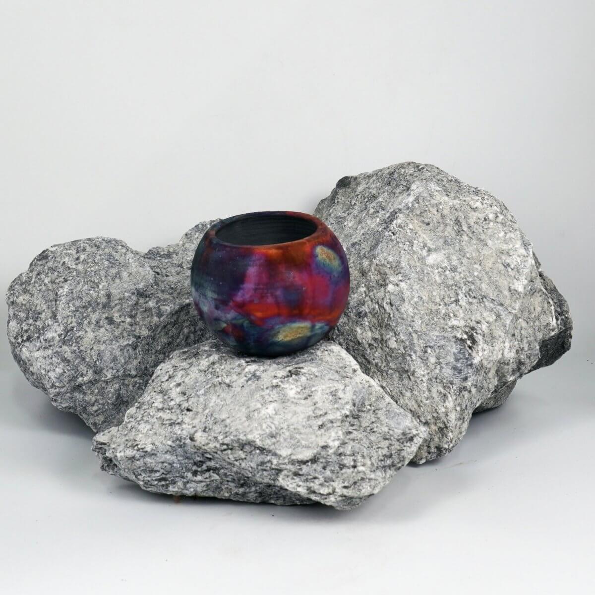 Zen Ceramic Raku Pottery Vase - RAAQUU