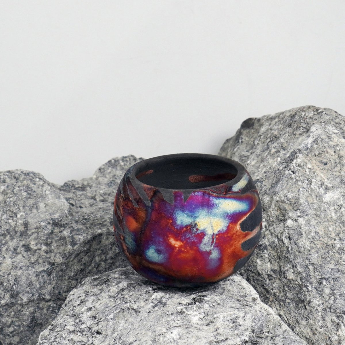 Zen Ceramic Raku Pottery Vase - RAAQUU