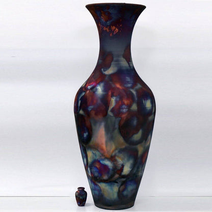 RAAQUU 37.5" Grand Floor Vase PREORDER Raku Ceramic Pottery - RAAQUU