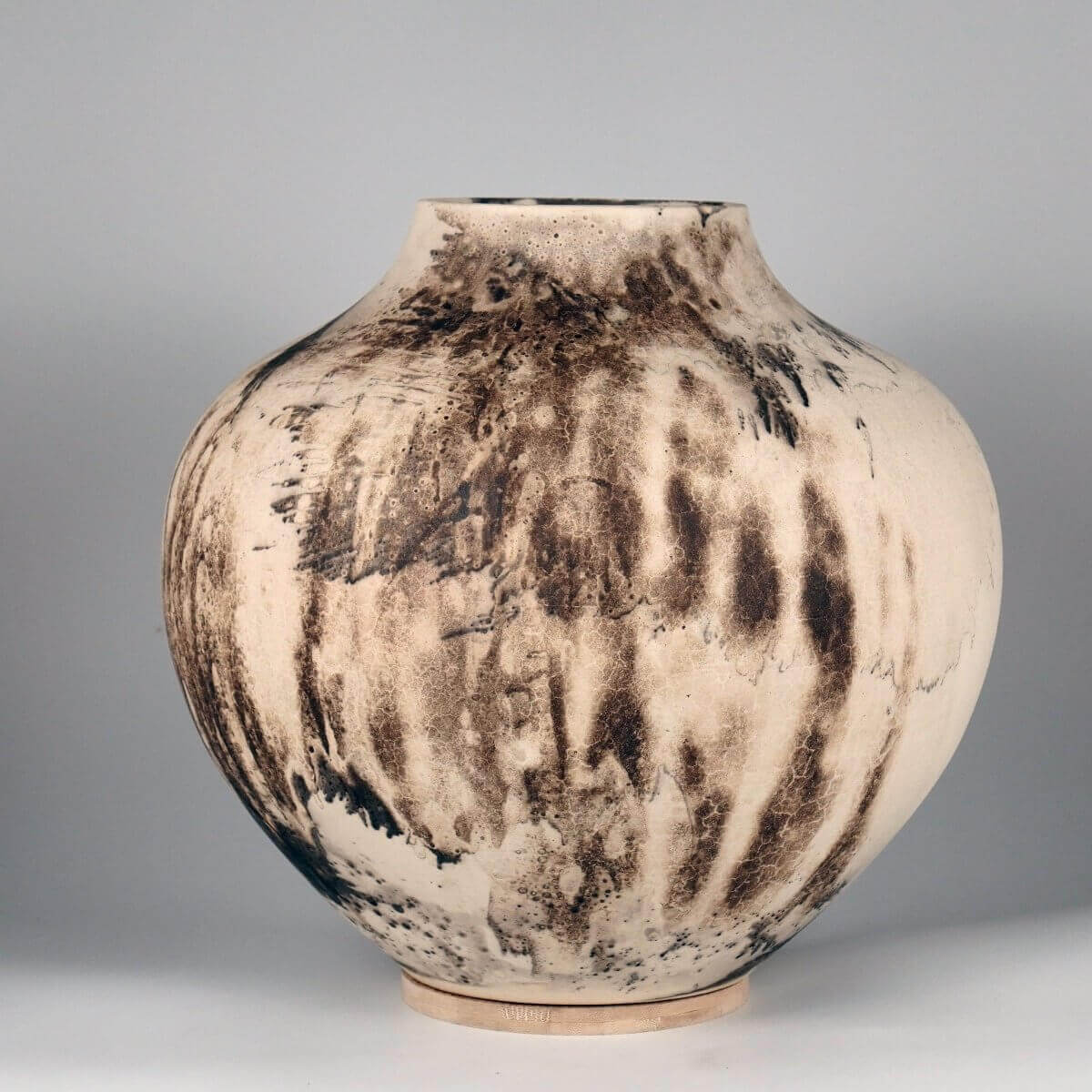 RAAQUU Large 13" Issho Vase PRE-ORDER Raku Pottery - RAAQUU