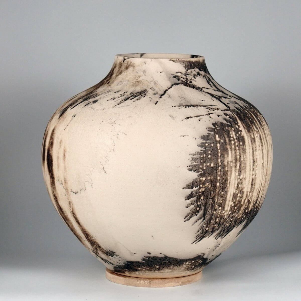 RAAQUU Large 13" Issho Vase PRE-ORDER Raku Pottery - RAAQUU