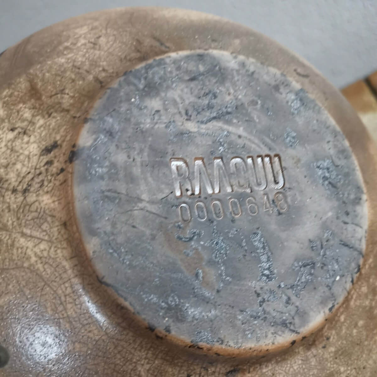 Raku pottery vase ceramic home decor