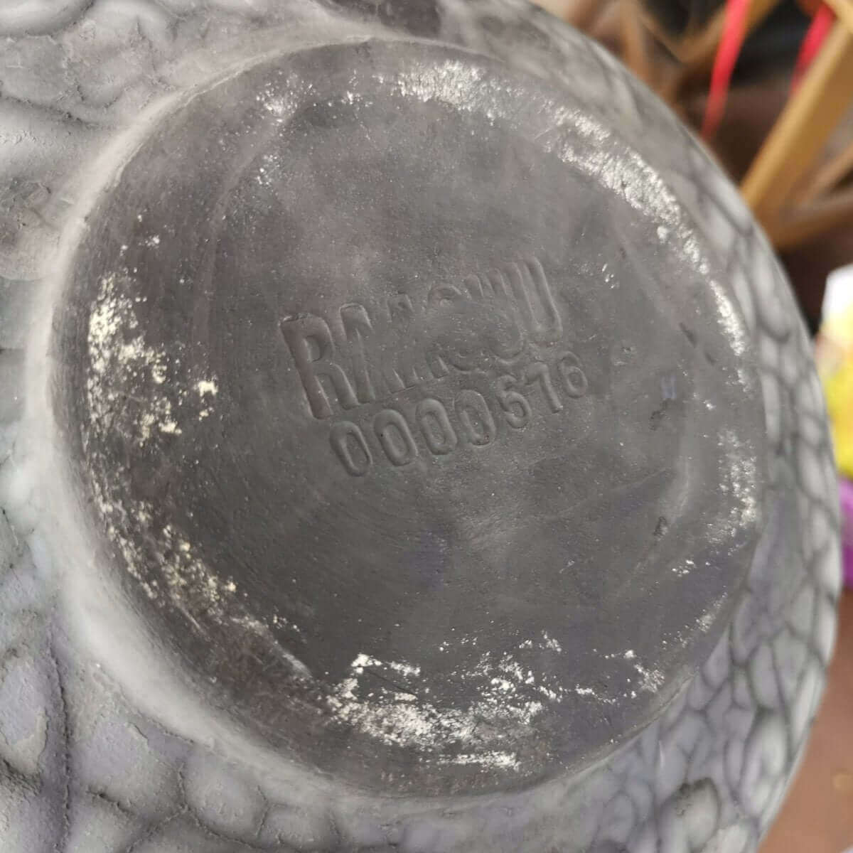 Raku pottery vase ceramic home decor