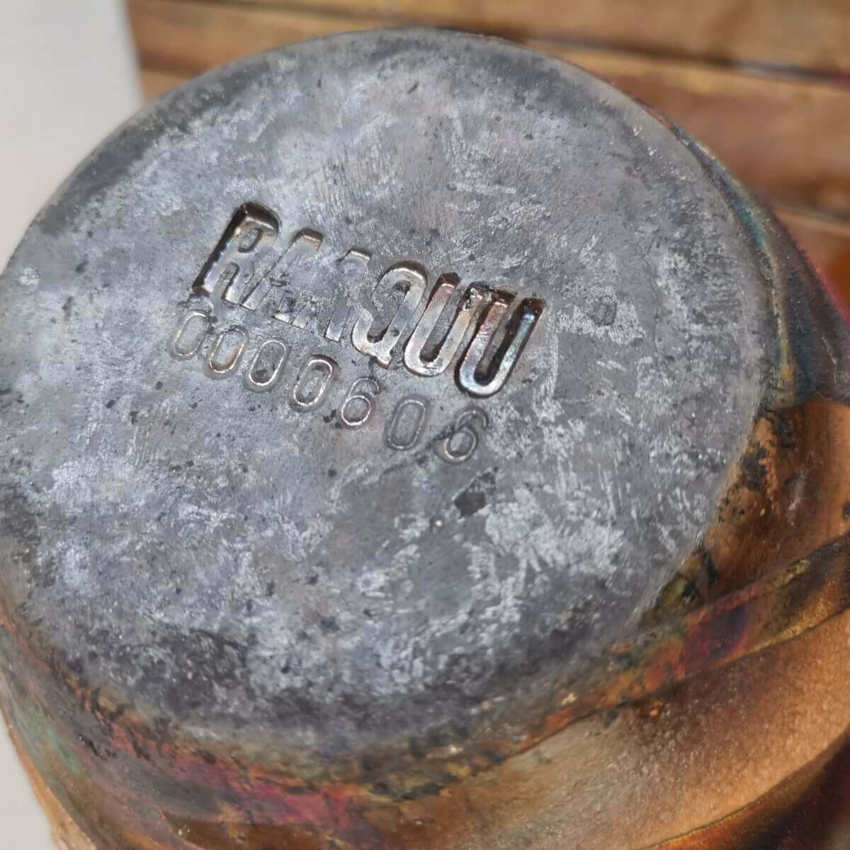 Raku pottery vase ceramic home decor