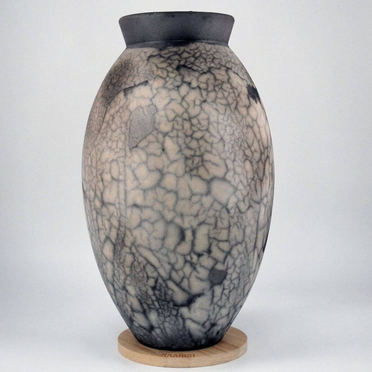 Raku pottery vase ceramic home decor