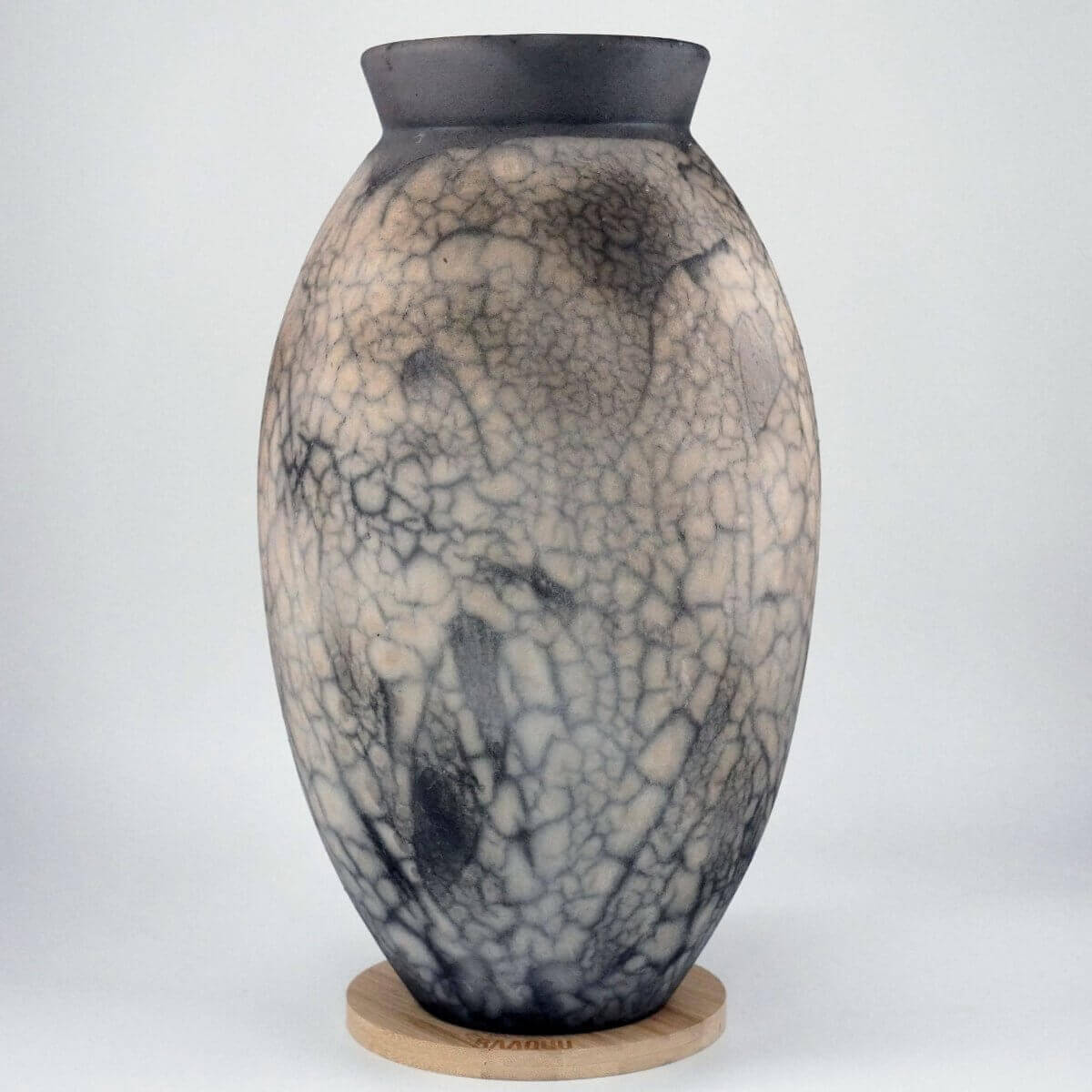 Raku pottery vase ceramic home decor