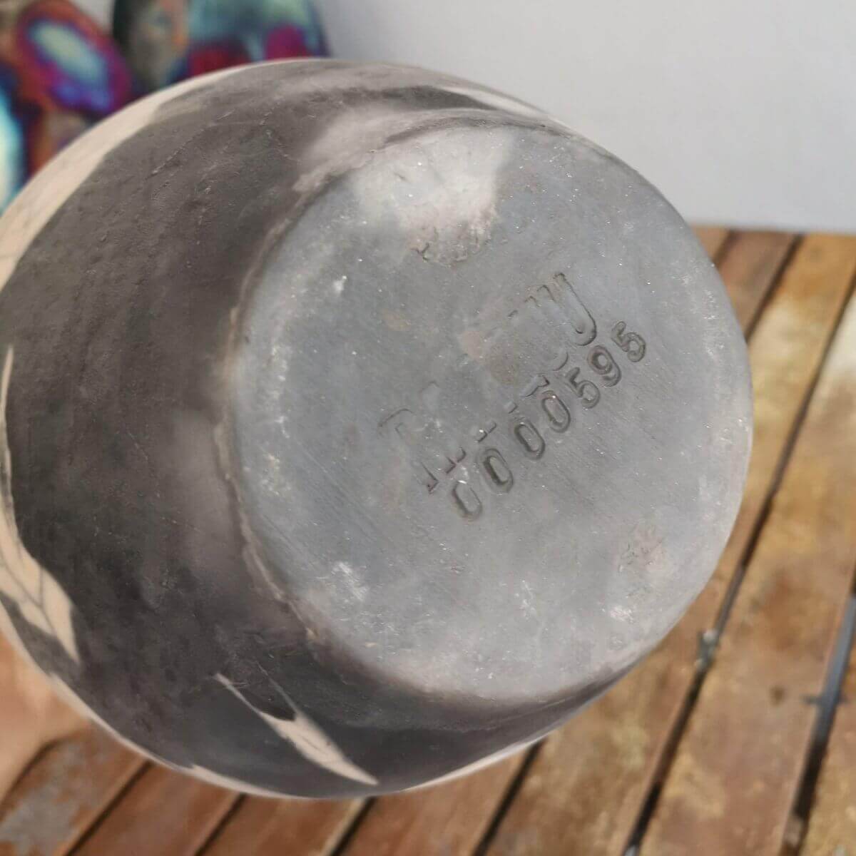 Raku pottery vase ceramic home decor
