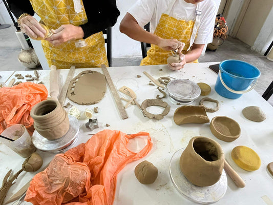 Pottery hand building class