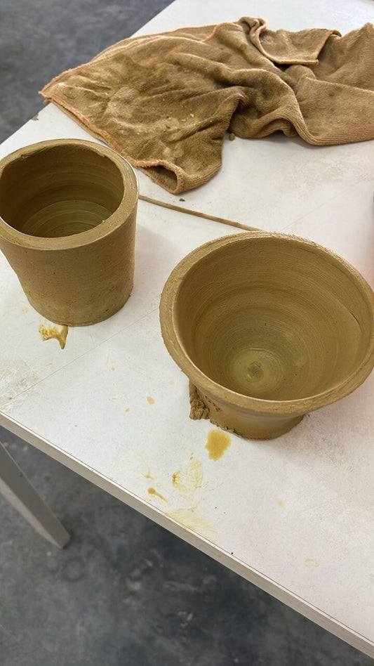 Pottery throwing at RAAQUU