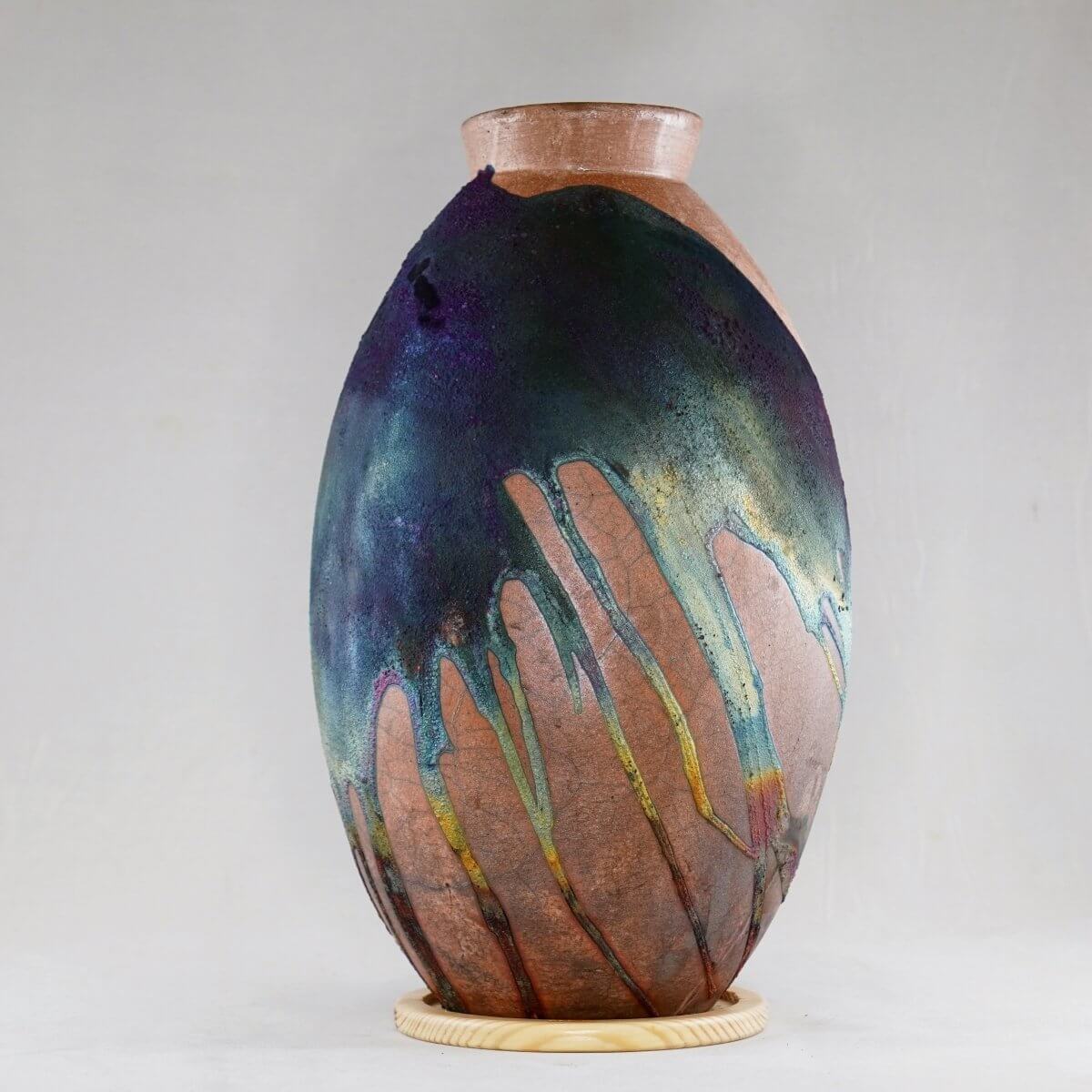 RAAQUU ART SERIES Raku pottery vase ceramic home decor