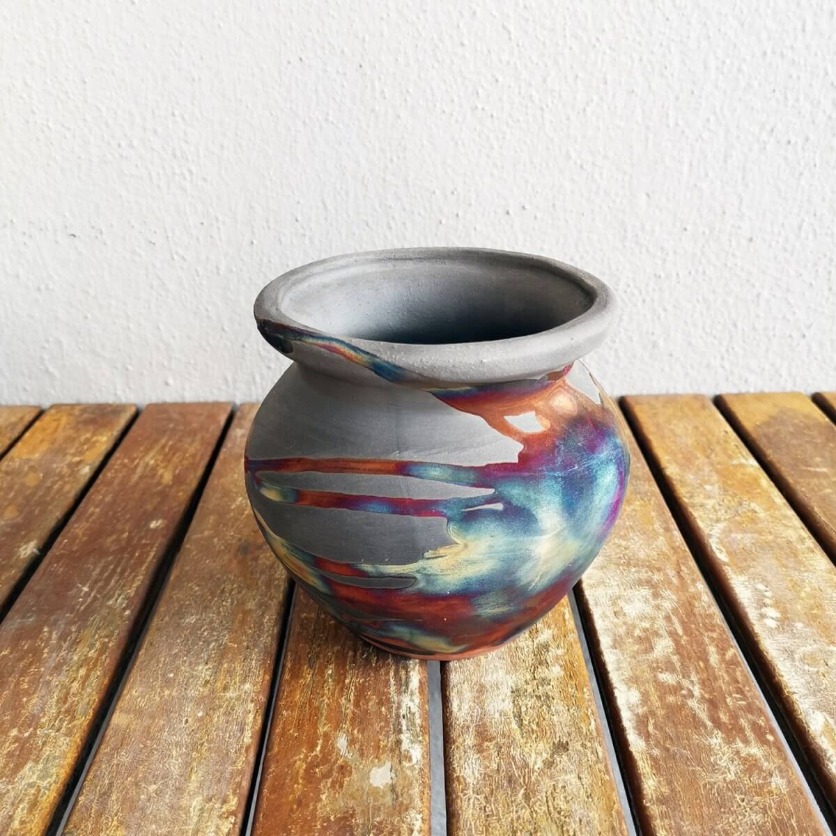 Raku bowls and container shaped vases - RAAQUU