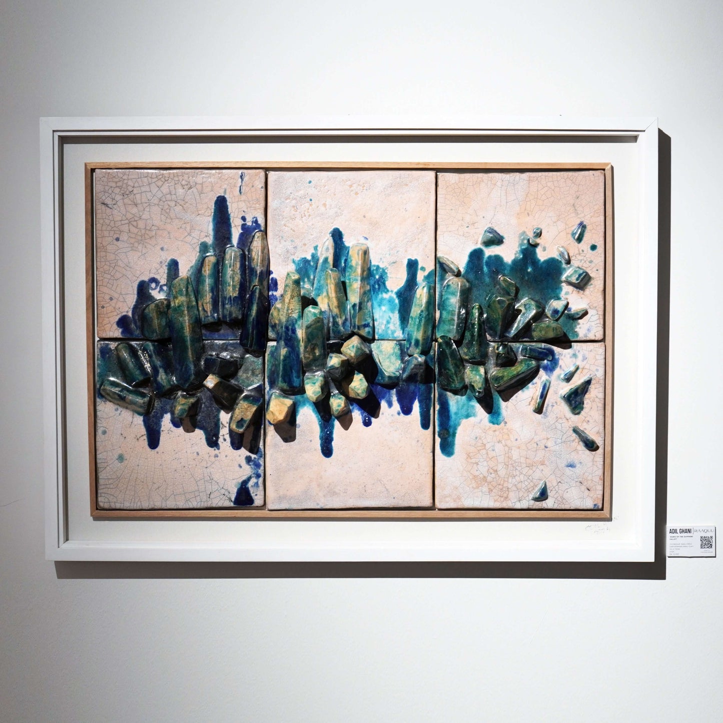 Crystalscape Collection : Song of the Sapphire Valley Framed Art