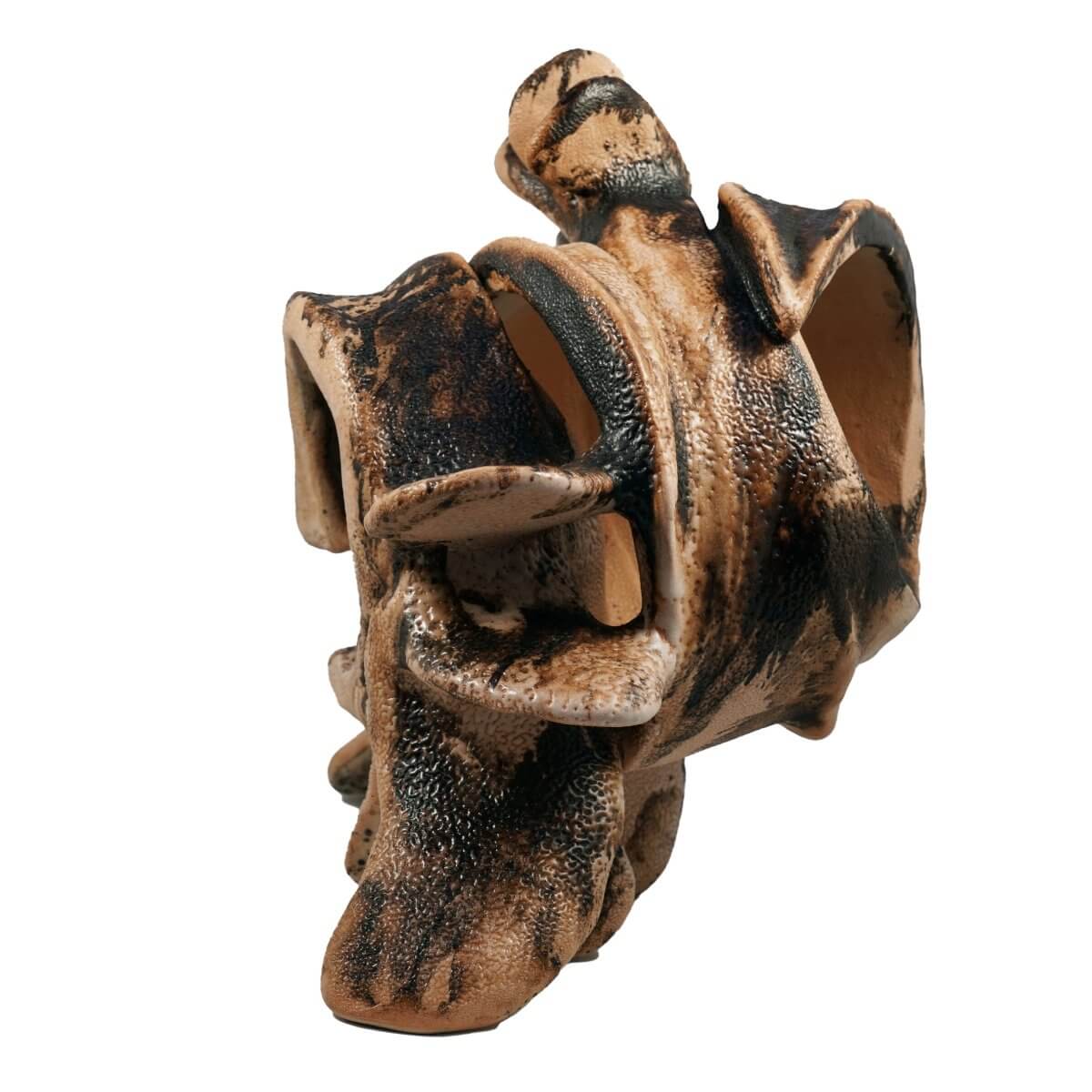 Bone series no. 1 - Bones collection raku ceramic pottery sculpture by Adil Ghani Unique Handmade ceramic pottery raku vases, urns, and home decor, sculptures, wall decor, gifts by Adil Ghani