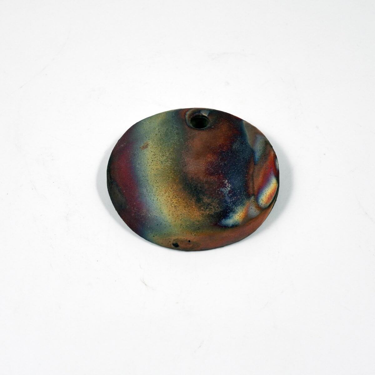 Christmas Ornaments Set Raku Ceramic Pottery Decor - RAAQUU Unique Handmade ceramic pottery raku vases, urns, and home decor, sculptures, wall decor, gifts by Adil Ghani