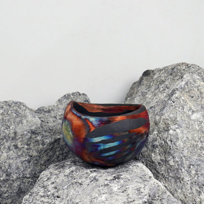 Hikari Ceramic Raku Pottery Vase - RAAQUU