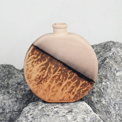 Kumo Ceramic Raku Pottery Vase - RAAQUU