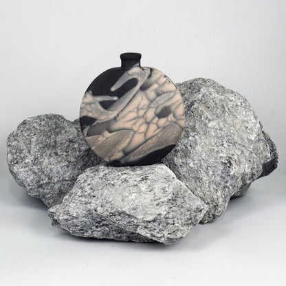 Kumo Ceramic Raku Pottery Vase - RAAQUU