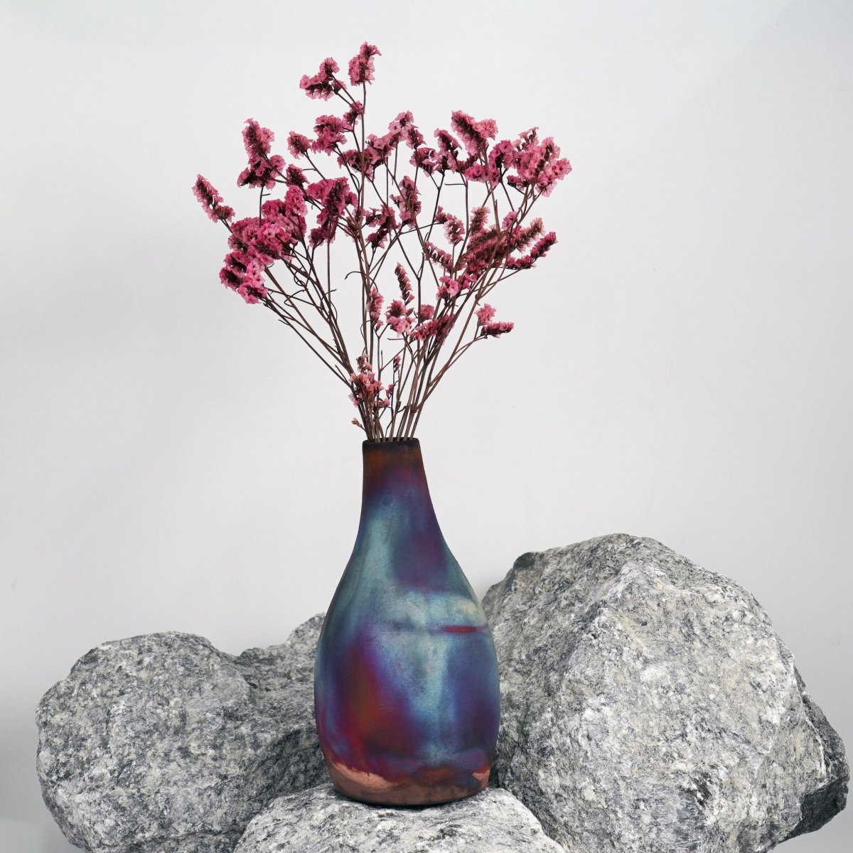 Natsu Ceramic Raku Pottery Vase - RAAQUU