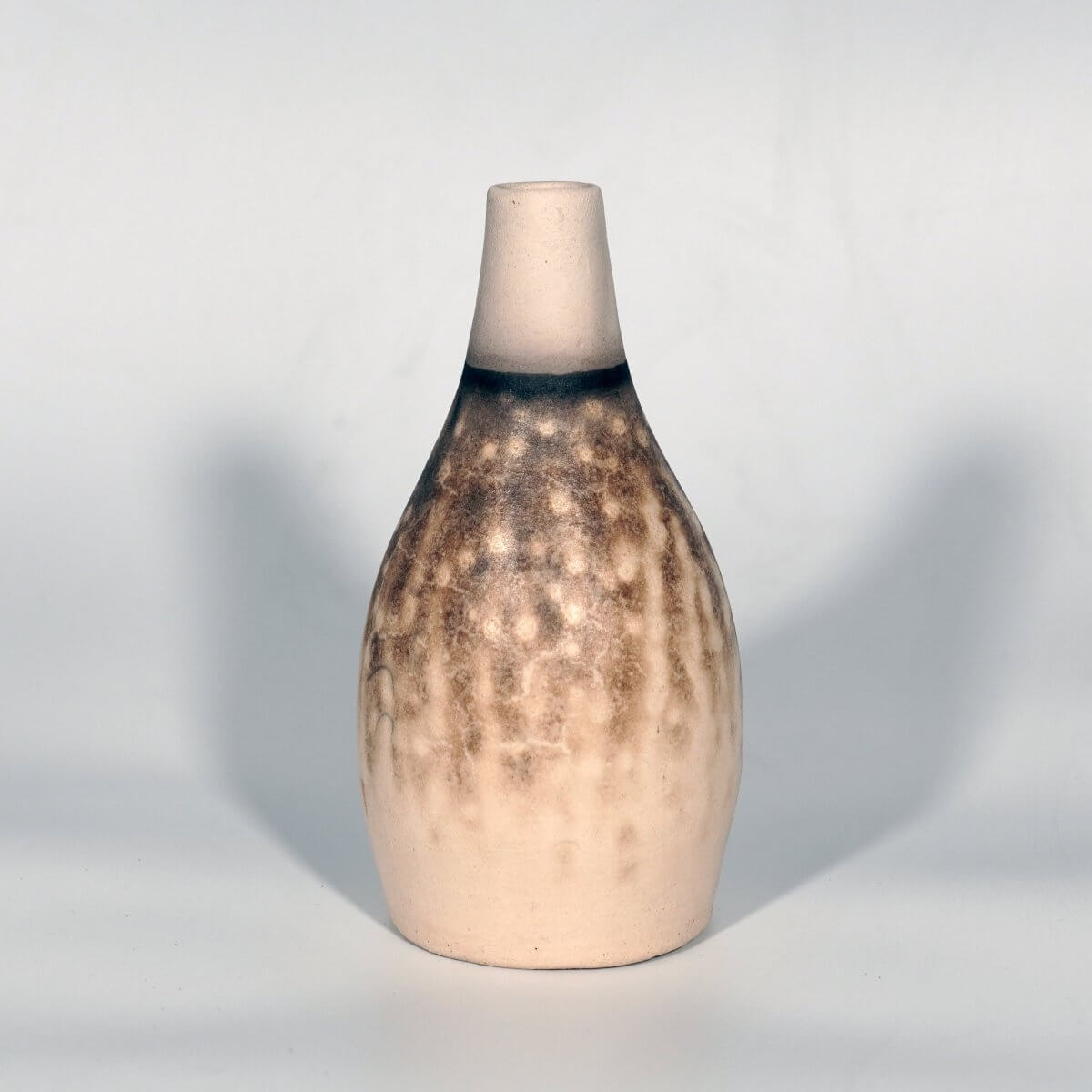 Natsu Ceramic Raku Pottery Vase Unique Handmade ceramic pottery raku vases, urns, and home decor, sculptures, wall decor, gifts by Adil Ghani