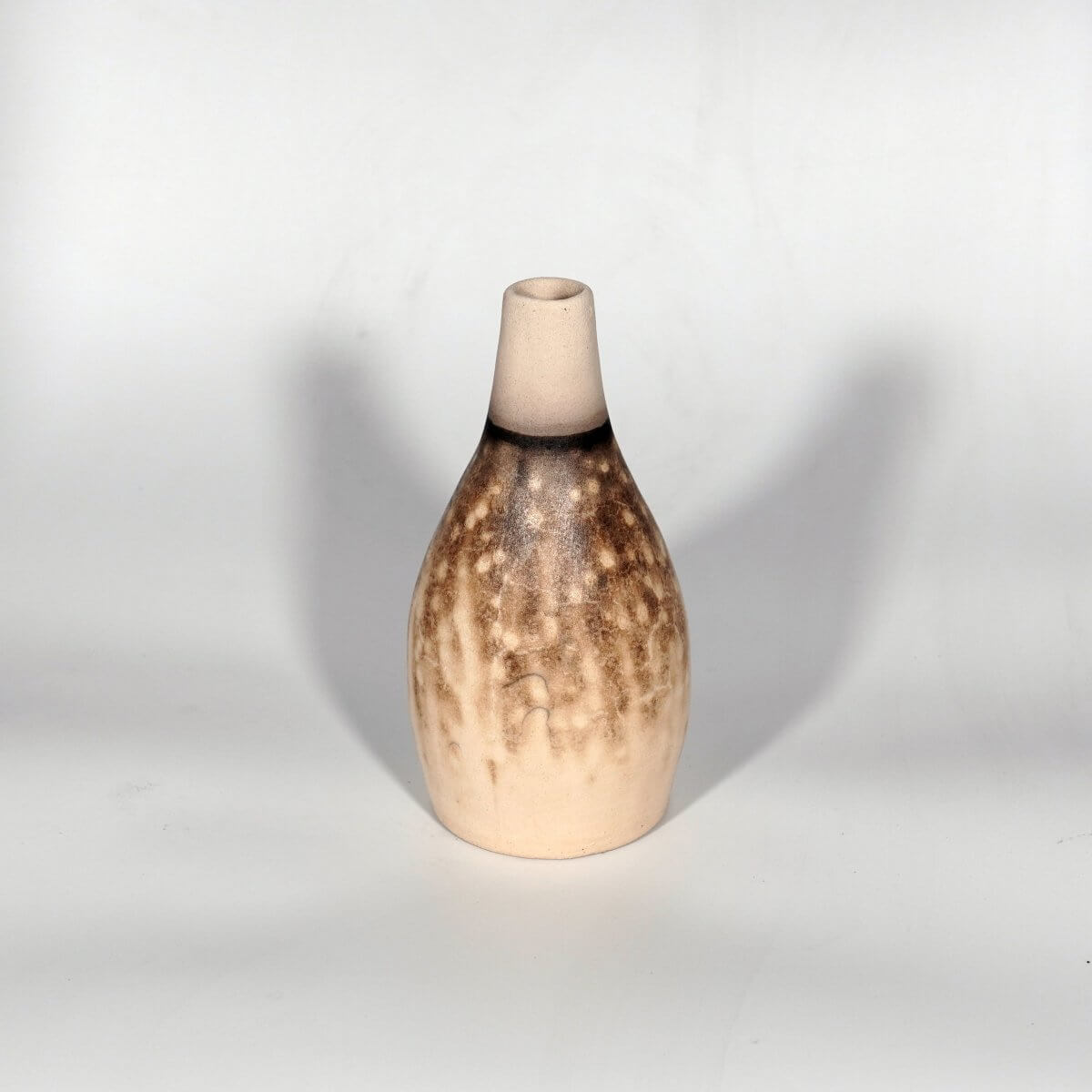 Natsu Ceramic Raku Pottery Vase Unique Handmade ceramic pottery raku vases, urns, and home decor, sculptures, wall decor, gifts by Adil Ghani