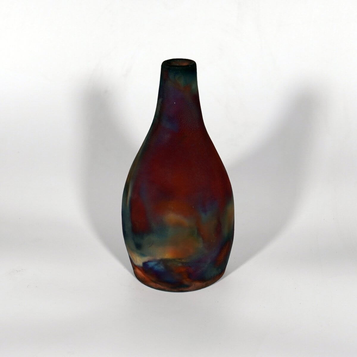 Natsu Ceramic Raku Pottery Vase Unique Handmade ceramic pottery raku vases, urns, and home decor, sculptures, wall decor, gifts by Adil Ghani