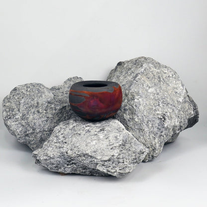 Nikko Ceramic Raku Pottery Vase - RAAQUU